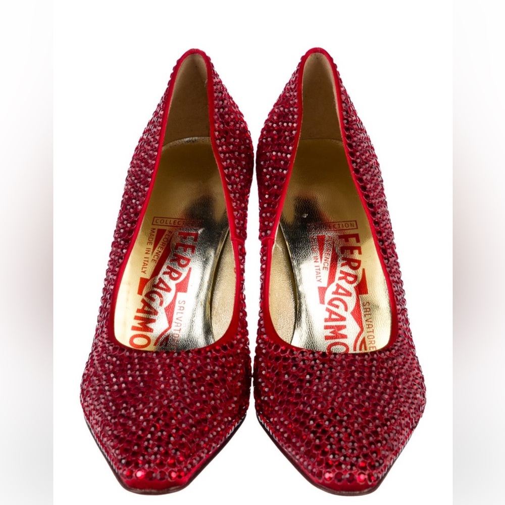 Vintage Salvatore Ferragamo, Limited Edition Swarovski Heels